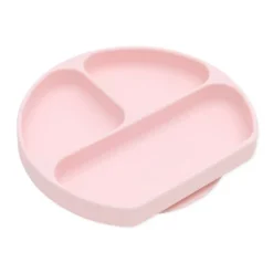 Bumkins Grip Dish Dining Plate - Pink