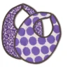 Bacati - Ikat Lilac/Gray Dots/Leopard Muslin 4 Pc Set Of Bibs & Burp Cloths Set 1 Bacati - Ikat Lilac/Gray Dots/Leopard Muslin 4 Pc Set Of Bibs & Burp Cloths Set -Graco Sales GUEST 48607070 22fb 4d02 a748 a1ca1229187f