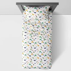 Dinosaur Microfiber Kids' Sheet Set - Pillowfort™ -Graco Sales GUEST 4a62a049 dc2e 4c65 bb40 513610928b16