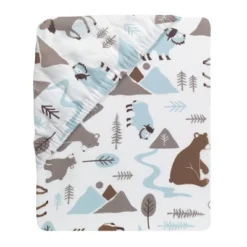 Lambs & Ivy Big Sky Blue/Brown Woodland Animals 4-Piece Baby Crib Bedding Set 19 Lambs & Ivy Big Sky Blue/Brown Woodland Animals 4-Piece Baby Crib Bedding Set -Graco Sales GUEST 4a977a18 aed9 4ac9 9fa8 eb09dcef6db5