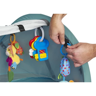 KidCo PeaPod Camp Lightweight Pop Up Child Portable Travel Bed Tent Extension With Retractable Sun Shade, Storage Pocket, And Carry Bag 3 KidCo PeaPod Camp Lightweight Pop Up Child Portable Travel Bed Tent Extension With Retractable Sun Shade, Storage Pocket, And Carry Bag