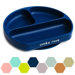 Simka Rose Silicone Suction Plate For Baby And Toddler -Graco Sales GUEST 4fa234ad d6c6 41fb 8860 4430a1c95b40