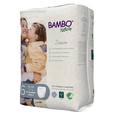 Bambo Nature Dream Toddler Toddler Training Pants Size 6 Over 40 Lbs. 1000016931, 57 Ct 5 Bambo Nature Dream Toddler Toddler Training Pants Size 6 Over 40 Lbs. 1000016931, 57 Ct - Image 3