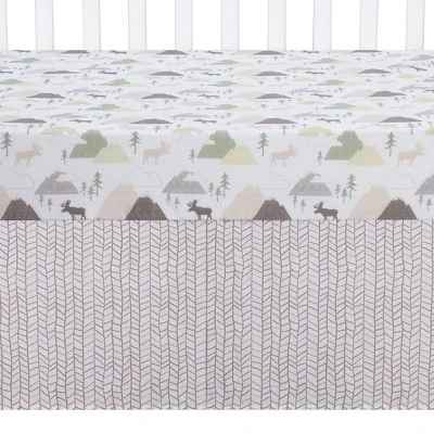 Trend Lab Crib Bedding Set - Mountain Baby - 3pc 7 Trend Lab Crib Bedding Set - Mountain Baby - 3pc - Image 5