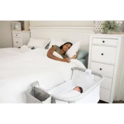 Baby Delight Beside Me Dreamer Deluxe Bassinet And Bedside Sleeper - Quilted Pebble Gray -Graco Sales GUEST 50884705 3113 48ac 87b1 6eb0aaffe18e