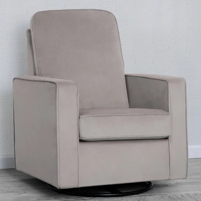 Delta Children Landry Nursery Glider Swivel Rocker Chair - Cloudy Gray 3 Delta Children Landry Nursery Glider Swivel Rocker Chair - Cloudy Gray
