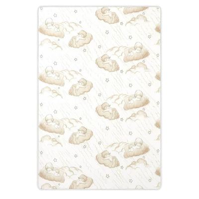 Dream On Me Portable Crib And Toddler Mattresses - White 3 Dream On Me Portable Crib And Toddler Mattresses - White