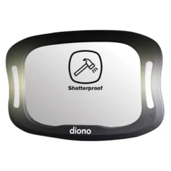 Diono Easy View XXL Baby Car Mirror, Extra Wide View, For Rear Facing Infant, LED Night Light, Black -Graco Sales GUEST 50bee71a 348b 44a4 9692 a55f6be6d57d