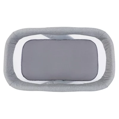 Baby Trend Quick-Fold 2-in-1 Rocking Portable Bassinet - Shadow Stone Gray 6 Baby Trend Quick-Fold 2-in-1 Rocking Portable Bassinet - Shadow Stone Gray - Image 4