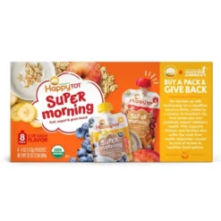 HappyTot Super Mornings Pouches - 8pk -Graco Sales GUEST 51114470 9e9e 4af8 a233 1ad421cab590