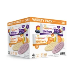 HappyBaby Organic Teether Variety Pack Baby Snacks - 5.04oz/36ct -Graco Sales GUEST 516f807d 5ab6 4c34 b01f 21de20f8e3d6
