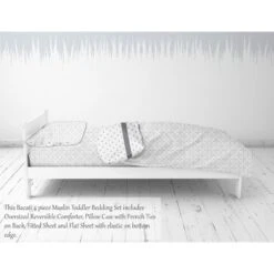 Bacati - Love/Hearts Muslin 4 Pc Toddler Bedding Set, Gray 14 Bacati - Love/Hearts Muslin 4 Pc Toddler Bedding Set, Gray -Graco Sales GUEST 51f4e5a6 b943 4f38 b673 d0d3435c91c4