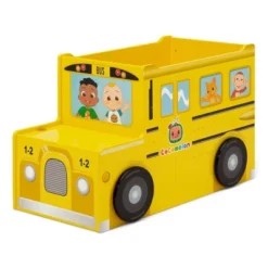 Delta Children Cocomelon School Bus Toy Box - Greenguard Gold Certified -Graco Sales GUEST 52985c22 49d7 4855 ae62 cbec0de4f015