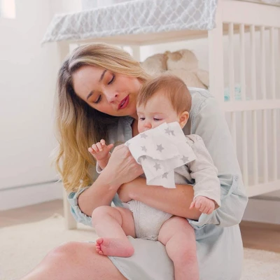 Burp Cloths 100% Cotton Washcloths For Boys And Girls By Comfy Cubs 5 Burp Cloths 100% Cotton Washcloths For Boys And Girls By Comfy Cubs - Image 3