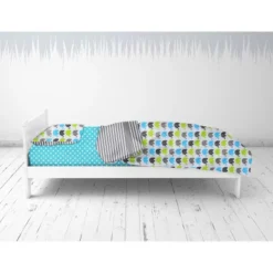Bacati - Elephants Aqua/Lime/Gray 4 Pc Toddler Bedding Set 9 Bacati - Elephants Aqua/Lime/Gray 4 Pc Toddler Bedding Set -Graco Sales GUEST 53b7a755 5a40 46e9 9a84 de5453f09d47