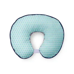 Bacati - 3 Pc Liam Aztec Aqua/Navy Large Triangles Muslin Hugster Feeding & Infant Support Nursing Pillow With 2 Removable Zippered Covers -Graco Sales GUEST 555a7efe 998c 41d4 8a50 8d54907b73a9