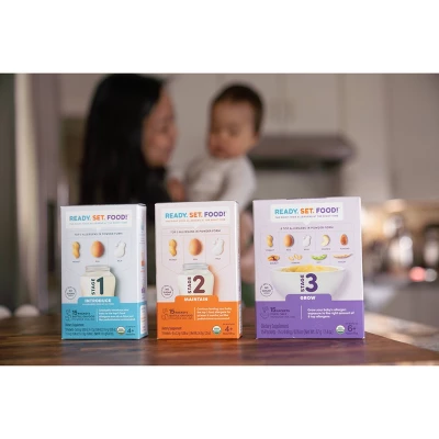 Ready, Set, Food! Early Allergen Introduction Mix-ins Baby Meals - Stage 1 - 15 Days - 1oz 5 Ready, Set, Food! Early Allergen Introduction Mix-ins Baby Meals - Stage 1 - 15 Days - 1oz - Image 3