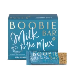 Boobie Bar Superfood Vegan Lactation Bar Blueberry Muffin - 1.7oz/6ct