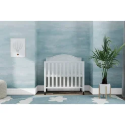 DaVinci Charlie Folding Portable 3-in-1 Mini Crib - White -Graco Sales GUEST 57756056 a87f 4537 9b23 70b471765e74