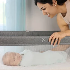 SwaddleMe Beginnings Bassinet Select - Compact Fold Multi-Position Baby Bassinet With Air Flow Mattress - Gray Tweed -Graco Sales GUEST 58aa3726 16a2 44de be7b 2c7a72964d92