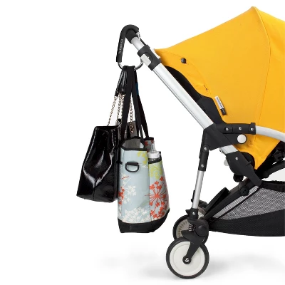 The Mommy Hook Stroller Accessory - 2pk Silver/Black 5 The Mommy Hook Stroller Accessory - 2pk Silver/Black - Image 3