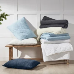 Luxury 100% Cotton Quilt Set, Hand-Quilted, Pre-Softened, Diamond Pattern By California Design Den -Graco Sales GUEST 59f07ac9 a2c4 4c3f bd69 5a721c85d8d8