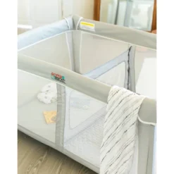 Romp & Roost LUXE Nest Waterproof Fitted Sheet With Divider For Twin Babies -Graco Sales GUEST 5a8f5e4f 9678 486c af71 c19a8eac158c