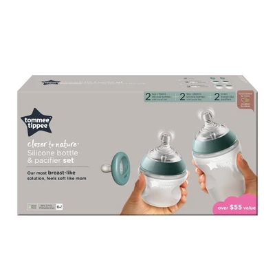 Tommee Tippee First Years Silicone Baby Bottle Set - 6ct 8 Tommee Tippee First Years Silicone Baby Bottle Set - 6ct - Image 6