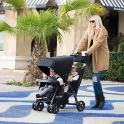 Joovy Caboose Too Ultralight Sit Stand Double Tandem Stroller - Black -Graco Sales GUEST 5d94d358 4f3a 4fe3 9f35 d5a9b3f39607