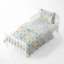 Bacati - Little Dino Boys Teal/Yellow Muslin 5 Pc Toddler Bedding Set With Dec Pillow 13 Bacati - Little Dino Boys Teal/Yellow Muslin 5 Pc Toddler Bedding Set With Dec Pillow -Graco Sales GUEST 5daff557 fee5 47b2 ae02 60870ab78e11