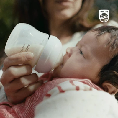 Philips Avent Natural Baby Bottle With Natural Response Nipple - Pink - 4oz 11 Philips Avent Natural Baby Bottle With Natural Response Nipple - Pink - 4oz - Image 9