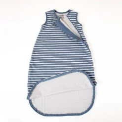 Woolino 4 Season Basic Baby Swaddle Wrap, Merino Wool, Navy Blue, 18-36 Months
