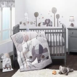 Bedtime Originals Elephant Love Musical Baby Crib Mobile Soother Toy - Gray -Graco Sales GUEST 6061f888 e43a 47c2 b7eb 6a840aa92b12