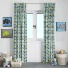 Bacati - Elephants Aqua/Lime/Grey Curtain Panel -Graco Sales GUEST 6070595d 347c 42ab 8258 35514ef4f98b