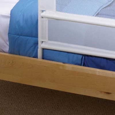 KidCo Mesh And Steel Double Pack Telescopic Child Bed Rail Guard, White (2 Sets) 6 KidCo Mesh And Steel Double Pack Telescopic Child Bed Rail Guard, White (2 Sets) - Image 4