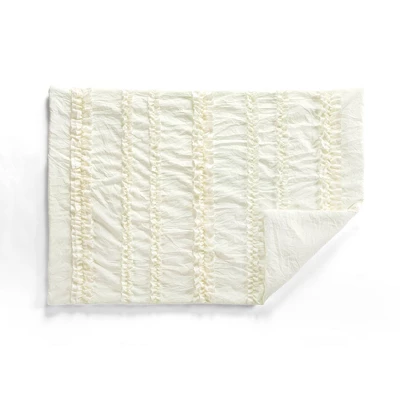 Lush Décor Crib Bedding Set Belle Embellished Soft Baby/Toddler - Ivory - 3pc 3 Lush Décor Crib Bedding Set Belle Embellished Soft Baby/Toddler - Ivory - 3pc