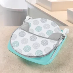 Summer Infant Deluxe Baby Bather Dashed Dots Gray/Aqua -Graco Sales GUEST 63643b0c 3bb7 4f6f 9f40 073842fdf404