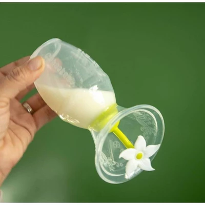 Haakaa Breast Pump Without Suction Base And White Flower Stopper - 4oz 4 Haakaa Breast Pump Without Suction Base And White Flower Stopper - 4oz - Image 2