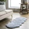 NuLOOM Hand Tufted Double Pelt Faux Sheepskin Area Rug, Shaped 2' X 6', Baby Blue -Graco Sales GUEST 63fcf151 63f9 4faf bdaa 57c0975ae924