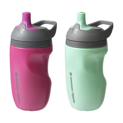 Tommee Tippee 2pk Insulated Sportee Toddler Water Bottle With Handle - 9oz 10 Tommee Tippee 2pk Insulated Sportee Toddler Water Bottle With Handle - 9oz - Image 8