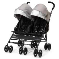 Jeep PowerGlyde Side-by-Side Double Stroller By Delta Children - Gray -Graco Sales GUEST 660fc7ad 848a 44e4 bd3d 9fb5e86458f6