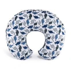 The Peanutshell Nursing Pillow Covers For Breastfeeding, 2 Pack Set, Dinosaur And Navy Blue Minky Dot -Graco Sales GUEST 667d9a4e 8a5c 423d 99c2 4e6edf939148