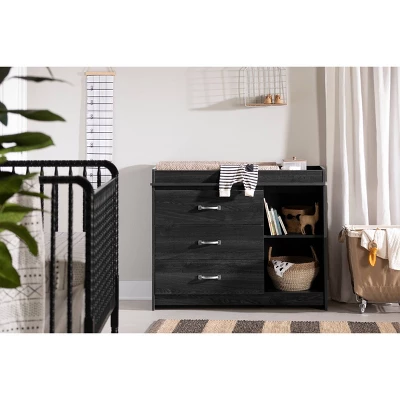 South Shore Tassio Changing Table - Gray Oak 4 South Shore Tassio Changing Table - Gray Oak - Image 2