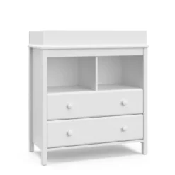 Storkcraft Alpine 2 Drawer Dresser With Removable Changing Table Topper -Graco Sales GUEST 68e628ad 5840 423e abcb 56c63c3997d6