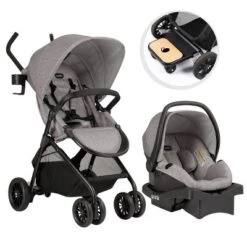 Evenflo Sibby Travel System With LiteMax 35 Infant Car Seat