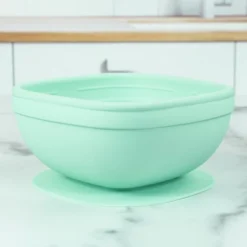 Platinum Silicone 11oz. Suction Bowl W/Platinum Silicone Press In Lid -Graco Sales GUEST 69ef0ac9 8c50 4cde b53f 69eaf561eff4