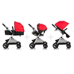 Evenflo Pivot Modular Travel System With LiteMax Infant Car Seat With Anti-Rebound Bar