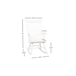 Gift Mark Modern Wooden Rocking Chair - Cherry -Graco Sales GUEST 6b8ef468 9bdc 44cf a30d a075c51699f5 1