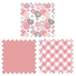 Bacati - Watercolor Floral Coral Gray Chocolate 3 Pc Crib Bedding Set -Graco Sales GUEST 6cd7fb00 3f1a 4e6a 8e64 88a2add9c85d