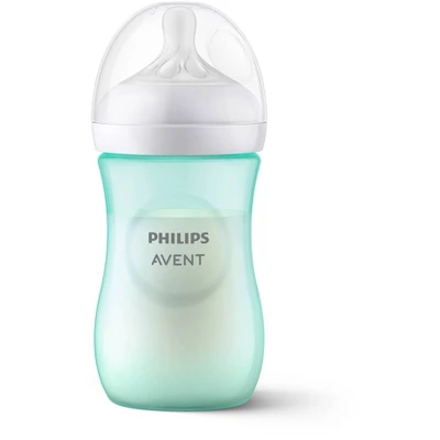 Philips Avent Natural Baby Bottle With Natural Response Nipple Baby Gift Set - Teal - 4pc 7 Philips Avent Natural Baby Bottle With Natural Response Nipple Baby Gift Set - Teal - 4pc - Image 5